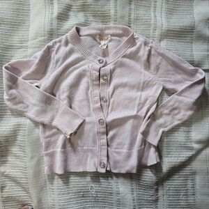 Cat & Jack Light Pink Button-Up Sweater